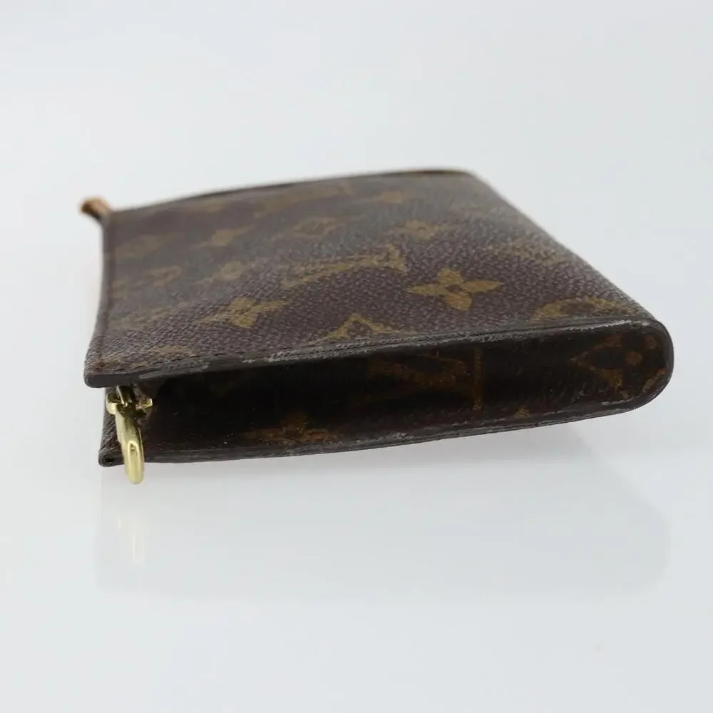 Louis Vuitton Monogram Bucket PM Accessory Pouch Brown